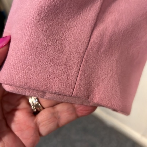 Tan JAY Mauve Blazer Size 16 Zipper Side Pockets - Picture 3 of 11